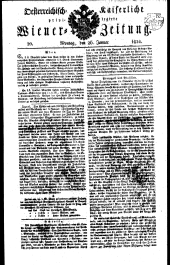 Wiener Zeitung 18240126 Seite: 1