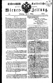 Wiener Zeitung 18240302 Seite: 1