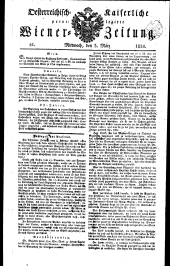 Wiener Zeitung 18240303 Seite: 1