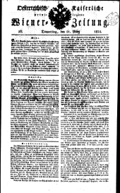 Wiener Zeitung 18240311 Seite: 1