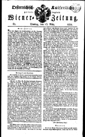 Wiener Zeitung 18240316 Seite: 1
