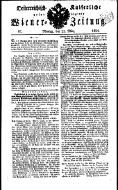 Wiener Zeitung 18240322 Seite: 1