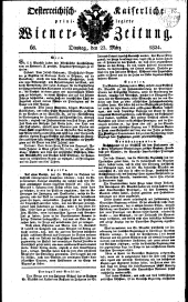 Wiener Zeitung 18240323 Seite: 1