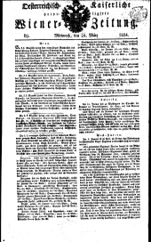 Wiener Zeitung 18240324 Seite: 1