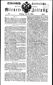 Wiener Zeitung 18240326 Seite: 1