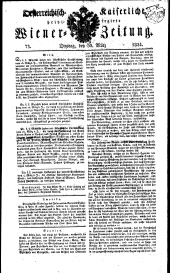 Wiener Zeitung 18240330 Seite: 1