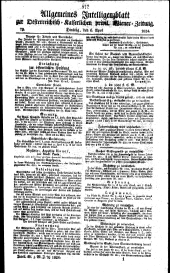 Wiener Zeitung 18240406 Seite: 5