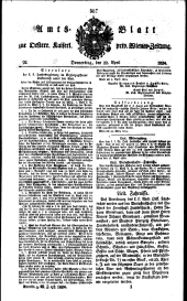 Wiener Zeitung 18240422 Seite: 11