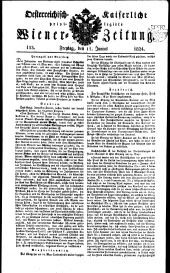 Wiener Zeitung 18240611 Seite: 1