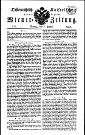 Wiener Zeitung 18240705 Seite: 1