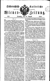 Wiener Zeitung 18240828 Seite: 1