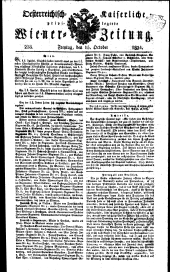 Wiener Zeitung 18241015 Seite: 1