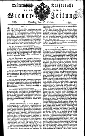 Wiener Zeitung 18241016 Seite: 1