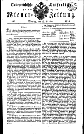 Wiener Zeitung 18241018 Seite: 1