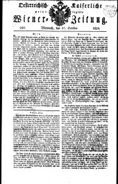 Wiener Zeitung 18241027 Seite: 1