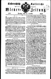 Wiener Zeitung 18241029 Seite: 1