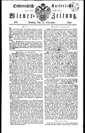 Wiener Zeitung 18241112 Seite: 1