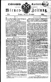 Wiener Zeitung 18241217 Seite: 1