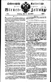 Wiener Zeitung 18241231 Seite: 1