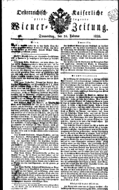 Wiener Zeitung 18250224 Seite: 1