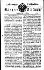 Wiener Zeitung 18250311 Seite: 1