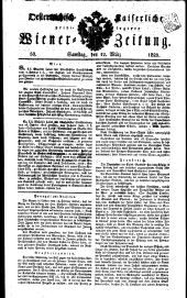 Wiener Zeitung 18250312 Seite: 1