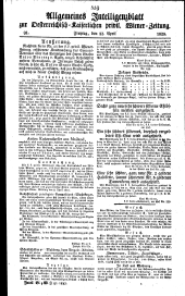 Wiener Zeitung 18250422 Seite: 11