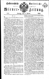 Wiener Zeitung 18250603 Seite: 1