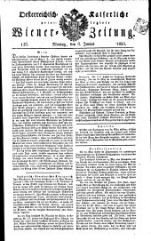 Wiener Zeitung 18250606 Seite: 1