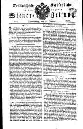 Wiener Zeitung 18250623 Seite: 1