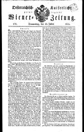 Wiener Zeitung 18250728 Seite: 1