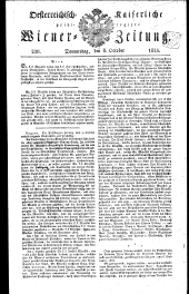 Wiener Zeitung 18251006 Seite: 1