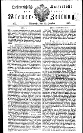 Wiener Zeitung 18251012 Seite: 1