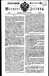 Wiener Zeitung 18251024 Seite: 1