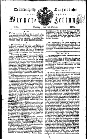 Wiener Zeitung 18251031 Seite: 1