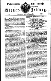 Wiener Zeitung 18251130 Seite: 1