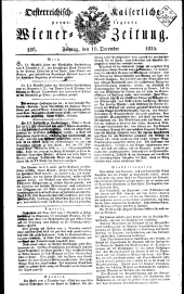 Wiener Zeitung 18251216 Seite: 1