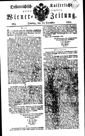 Wiener Zeitung 18251220 Seite: 1