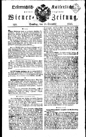 Wiener Zeitung 18251231 Seite: 1