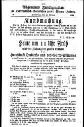 Wiener Zeitung 18260216 Seite: 11