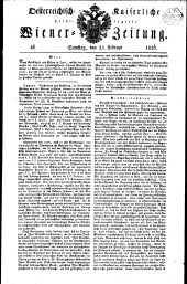 Wiener Zeitung 18260225 Seite: 1