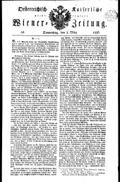 Wiener Zeitung 18260302 Seite: 1