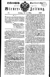 Wiener Zeitung 18260310 Seite: 1