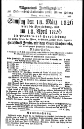 Wiener Zeitung 18260313 Seite: 9