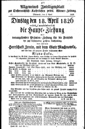 Wiener Zeitung 18260405 Seite: 11