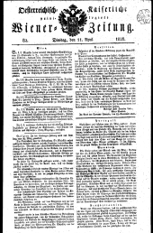 Wiener Zeitung 18260411 Seite: 1