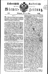 Wiener Zeitung 18260510 Seite: 1