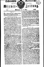 Wiener Zeitung 18260517 Seite: 1