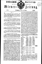 Wiener Zeitung 18260520 Seite: 1