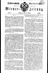 Wiener Zeitung 18260526 Seite: 1